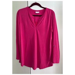 J. Jill Roll Sleeve Tunic Top, Size M